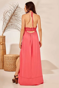 Dress with Inverted Bust - Pink