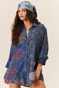 Camisa Ampla Azul Escuro Tiradentes Yacamim R9
