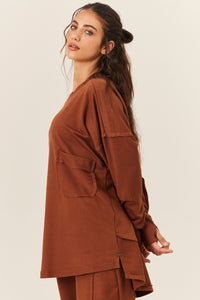 Yacamim Brown Sweatshirt A3