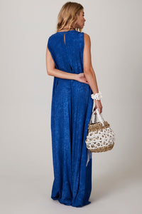 Blue Harem Tank Jumpsuit "Pira Omomba'e Yacamim" Collection Q1