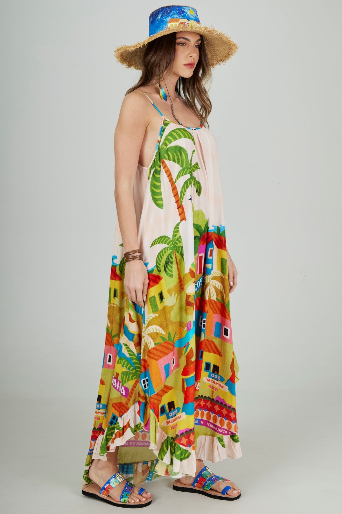 Axé Midi Dress Bahêa Collection Yacamim R7