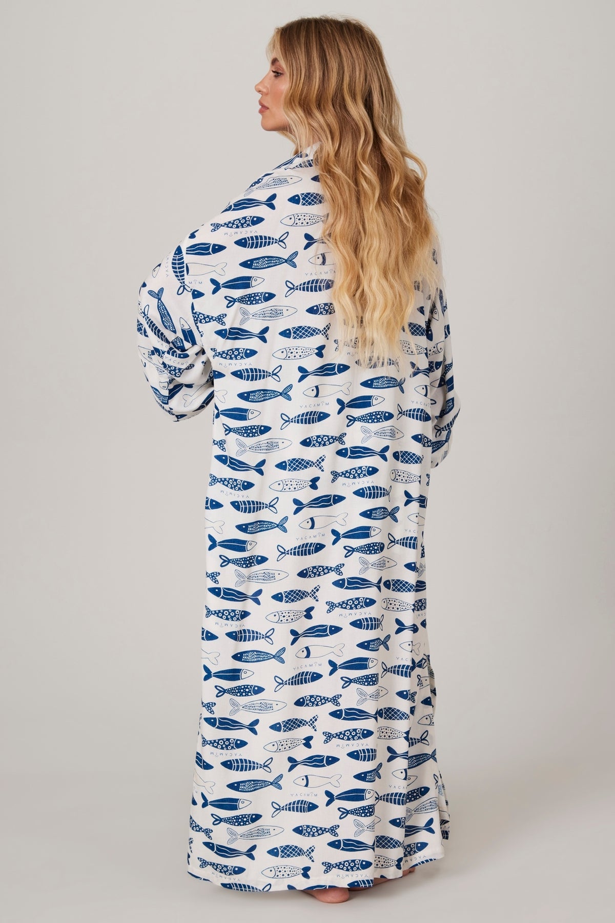 Pira Omomba'e and Yacamim K1 Collection Printed Long Shirt