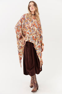 Yacamim H1 Brown Sarouel Pantacourt Pants