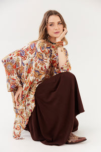 Yacamim H1 Brown Sarouel Pantacourt Pants