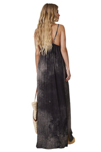 Dark Grey Long Dress "Pira Omomba''e Yacamim" Collection
