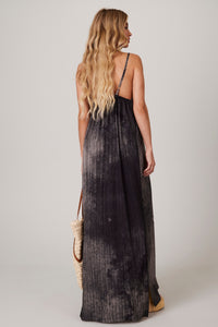 Dark Grey Long Dress "Pira Omomba''e Yacamim" Collection