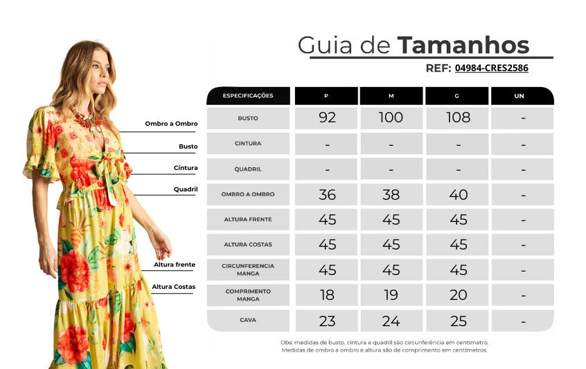 Yacamim A8 Cropped Top with Front Tie and Smocking, Yellow Print