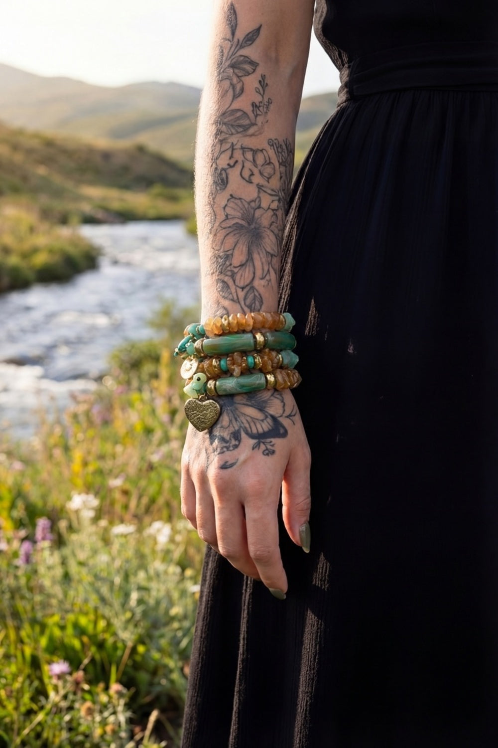 Yacamim Bracelet Set with Mixed Charms #706