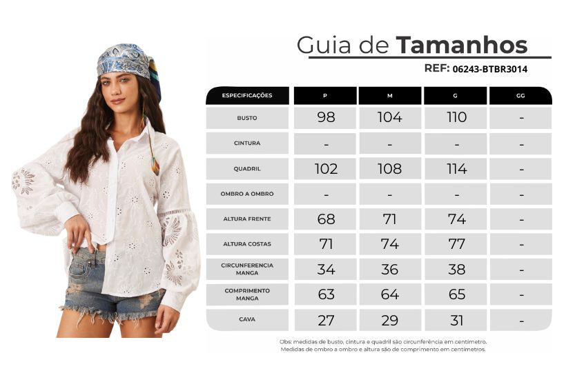 Yacamim White Broderie Shirt with Inlays A9