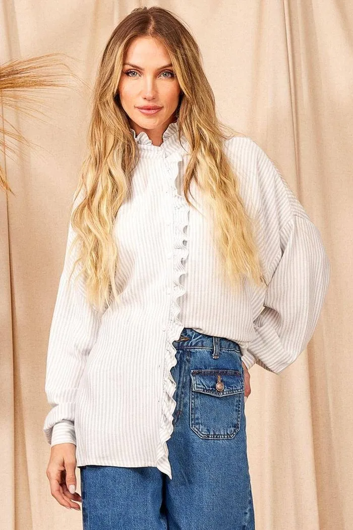 Light Blue Extended Shirt Yacamim A24