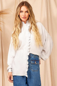 Light Blue Extended Shirt Yacamim A24