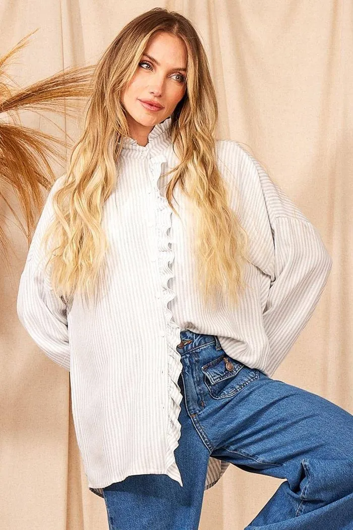 Light Blue Extended Shirt Yacamim A24